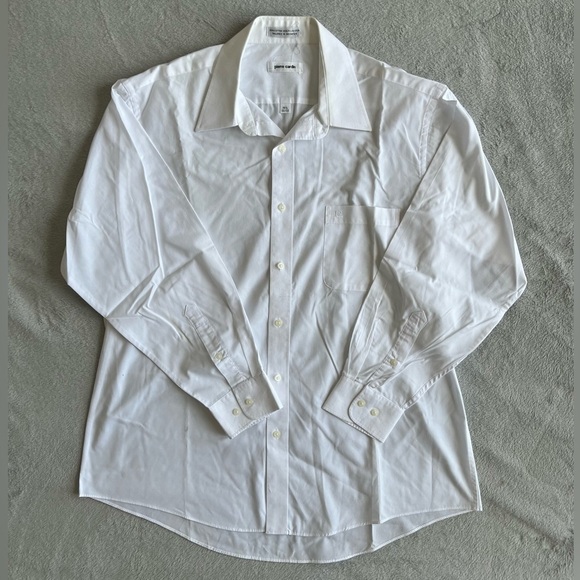 PIERRE Cardin white shirts Size 16.5 - Picture 1 of 8